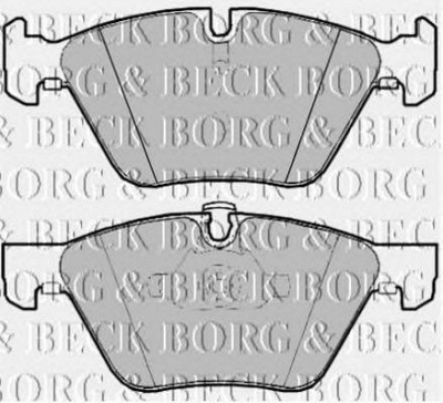BORG & BECK bbp1948 -  Комплект тормозных колодок, дисковый тормоз